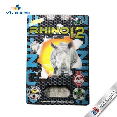 Rhino 7 Capsule Blister Card Packaging
