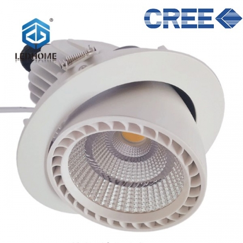 7W-50W Adjustable CREE COB LED Spot Downlight