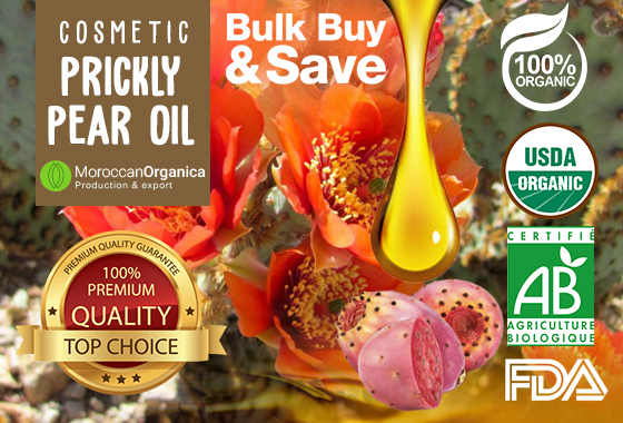 100% ORGANIC PRICKLY PEAR SEED OIL CERTIFIED