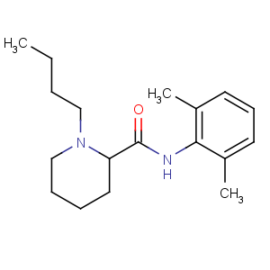 2 Piperidinecarboxamide 1 butyl N 2 6 dimethylphenyl 2S