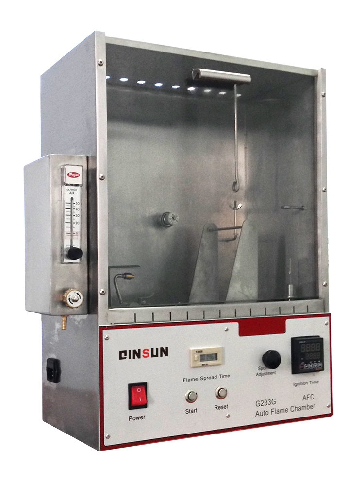 45 degree automatic textile flammability tester