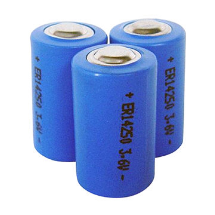 ER14250 primary lithium battery LiSOCL2 3.6V 1200mAh 1/2AA