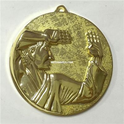 Shiny Brass Plating Medal