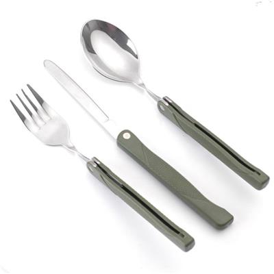 All In One Folding Cutlery Set