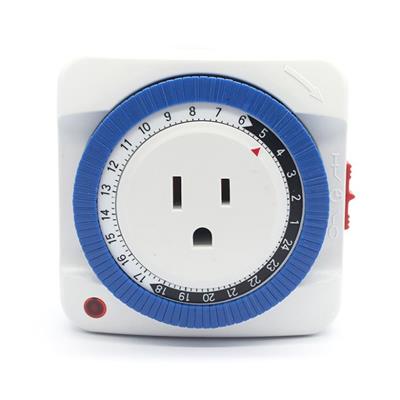 US 24 Hour Plug-in Electric Mechanical Outlet Timer