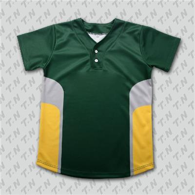green Softball Uniform