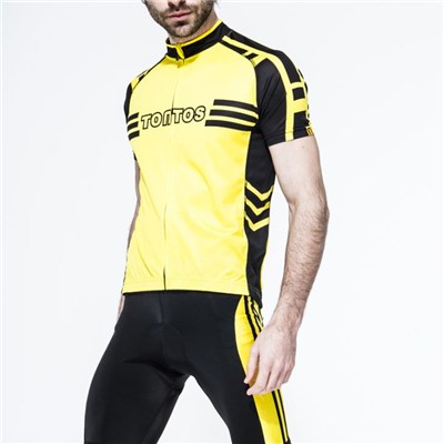Tontos Yellow Cycling Uniform For Men