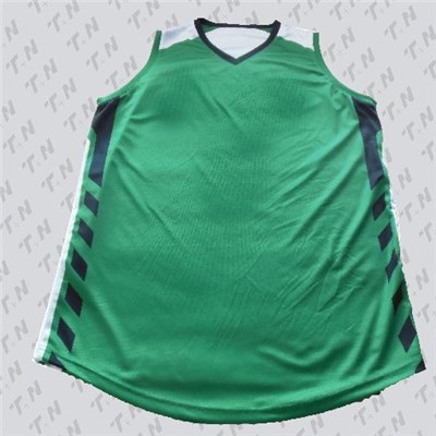 Basketball Jersey In Green Color