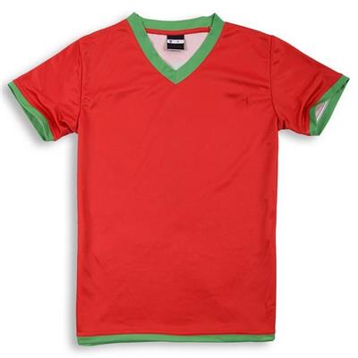 100% Polyester Red Soccer Jersey
