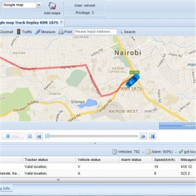 GPS tracker software for truck fleet 