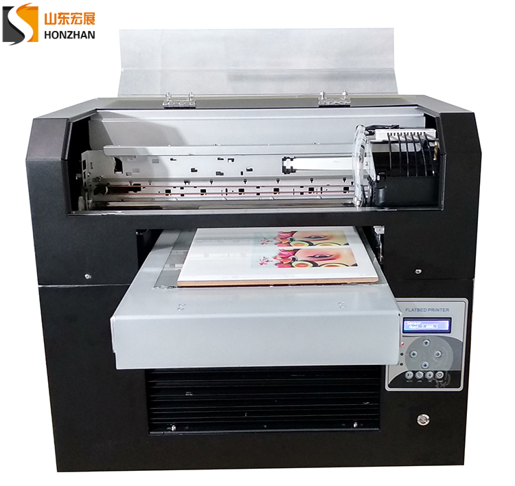 Honzhan HZ-UVA3-6C Digital UV LED flatbed printer A3 size