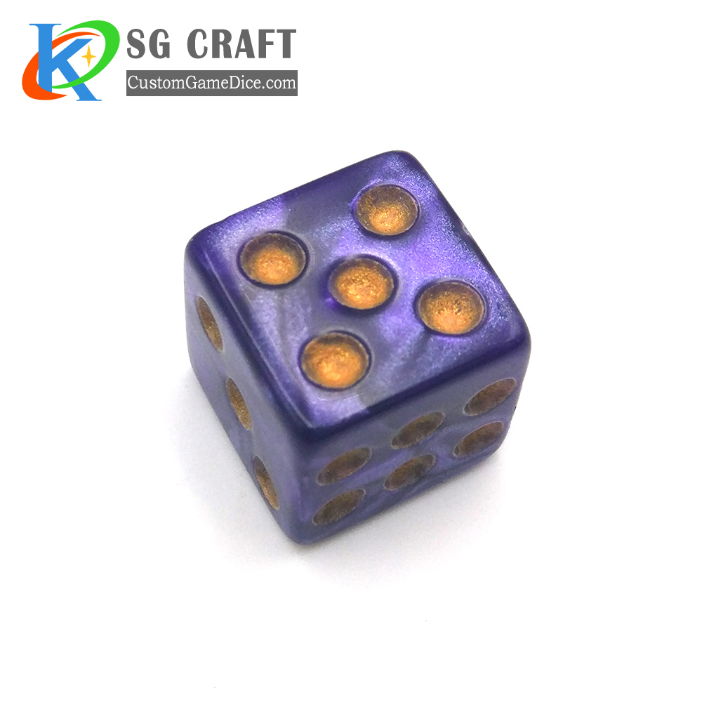 custom engraved plastic dice