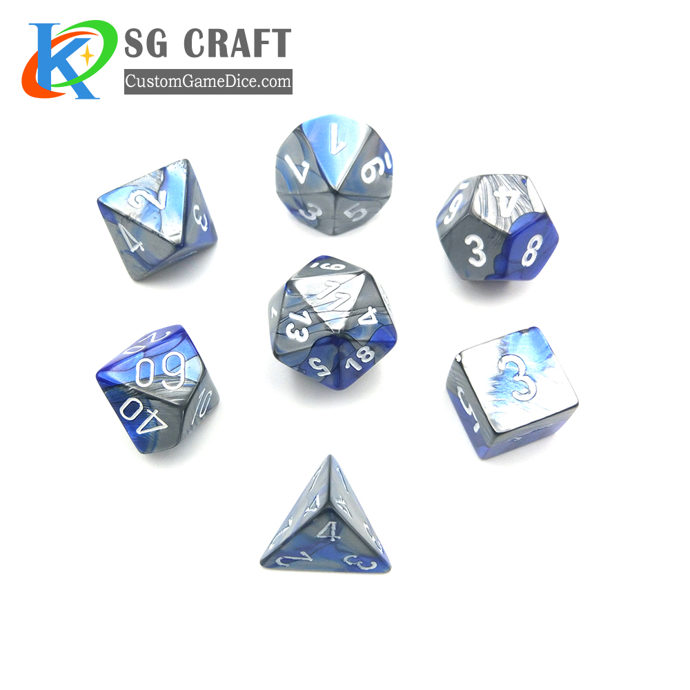 New Design Polyhedral Colored Dice For Board Game
