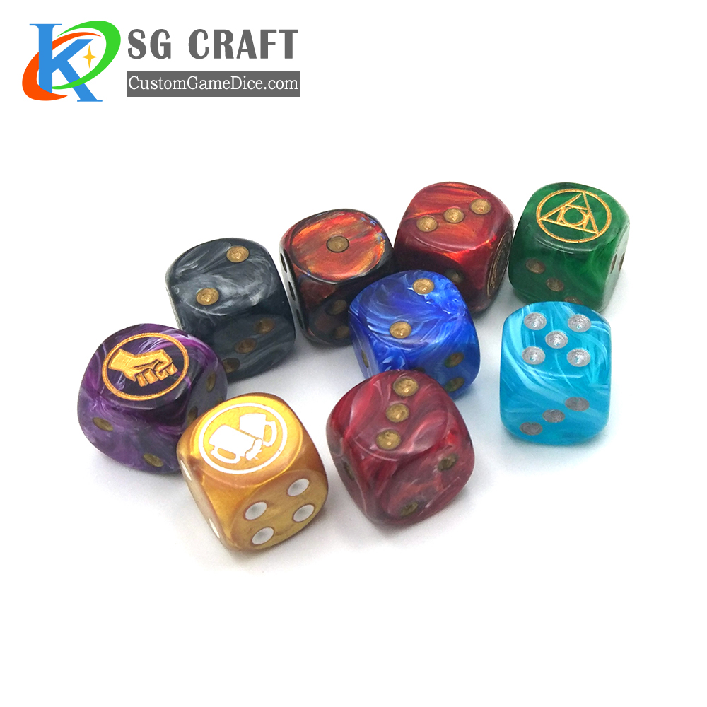 custom partygame dice set