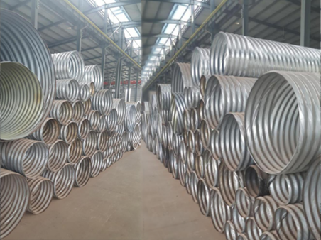 Rolled corrugated metal pipe  Corrugated Culvert Pipe  metal corrugated culvert pipe