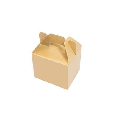 Kraft Paper Box Containers With Handle