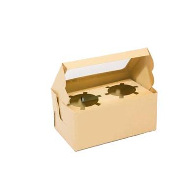 Brown Kraft Paper Cupcake Box