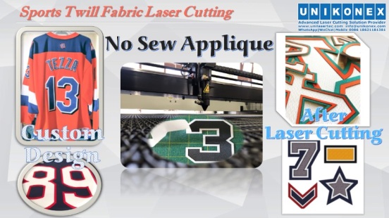 Permanent Sports Twill, No Sew Appliqué Cutting, tackle twill cutting