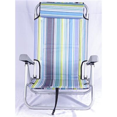 Beach Chair Seven-level Backrest Adjustable Stripe