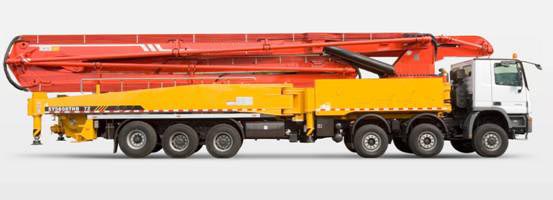 72M Concrete Pump Trucks: SY5650THB 72