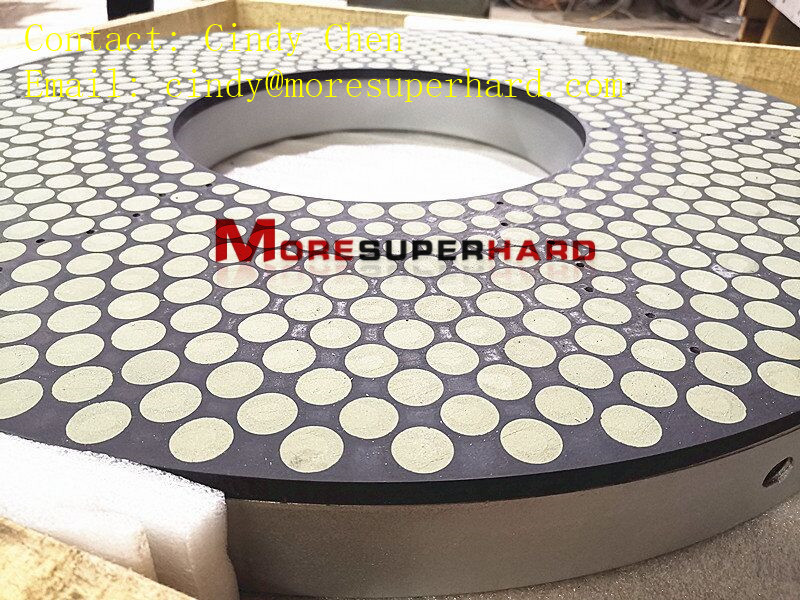 Керамическое связующее средство с двойным дисковым шлифовальным колесом