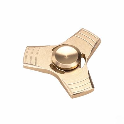EDC Aluminum /brass Tri Spinner Fidget Toy Hand Spinner