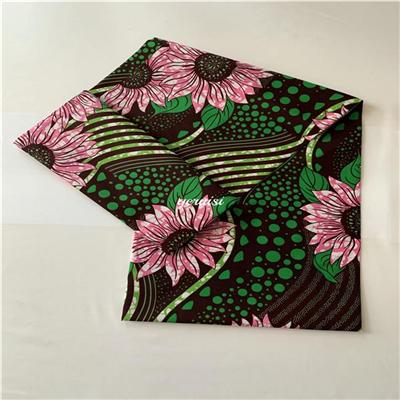 Polyester African Print Fabric