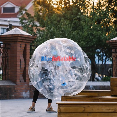 Transparent bubble Football Inflatable Lawn Football Suit