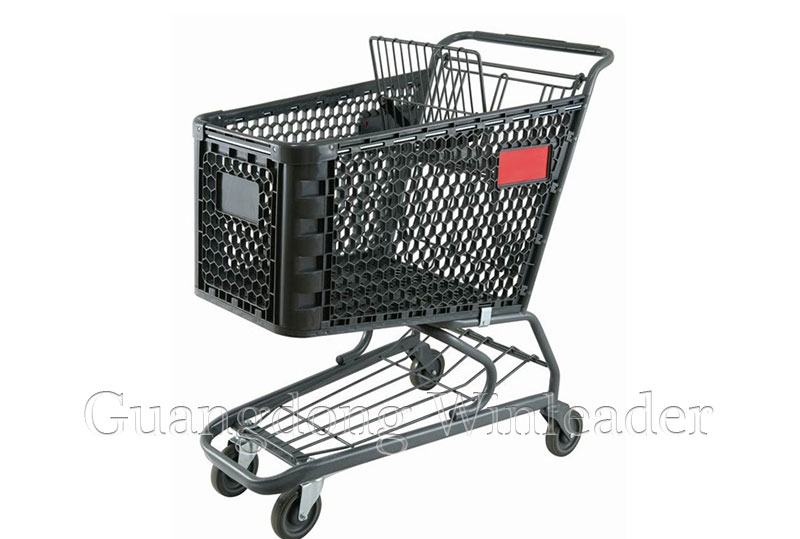 YLD-PT150-1F Plastic Shopping Cart，Shopping Cart,shopping trolley,Shopping Trolley Manufacturer