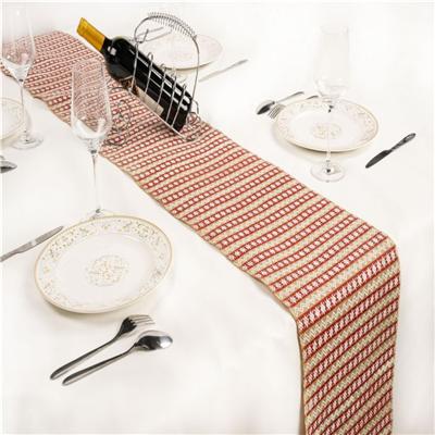 Decorated Jute Table Runner
