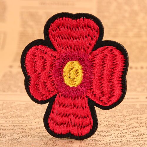Red Flower Girl Scout Patches For Sale