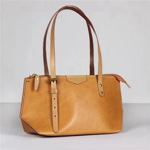  2020 original manufacturer plant tan leather high quality lady shopping bag