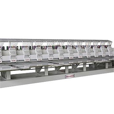 Operation Flat Embroidery Machine 12Heads 15Colors