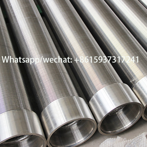 10inch wedge wire water well screen pipes with welded ring