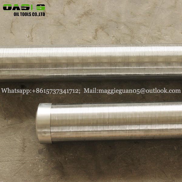  1mm slot water well screen filter pipe manufactory