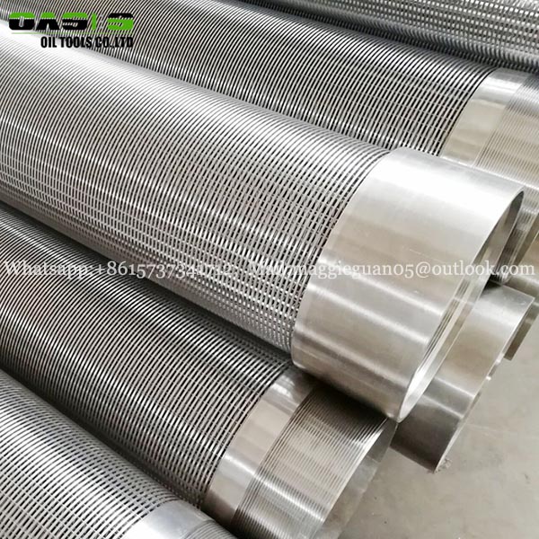 High quality water well screen filter cylinder / V type wedge wire screen