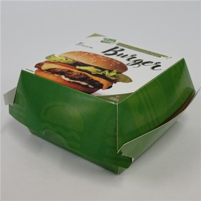 Family Burger Box With Paper