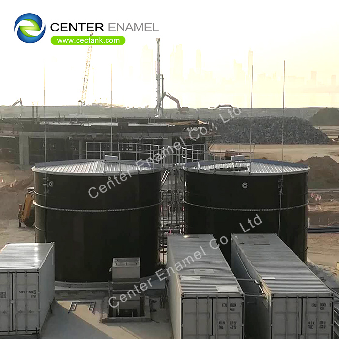 Glass-Fused-to-Steel fire protection water storage tanks manufacture in China