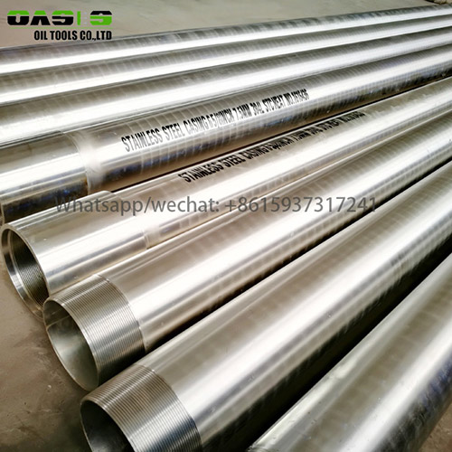 Stainless steel casing for water well drilling
