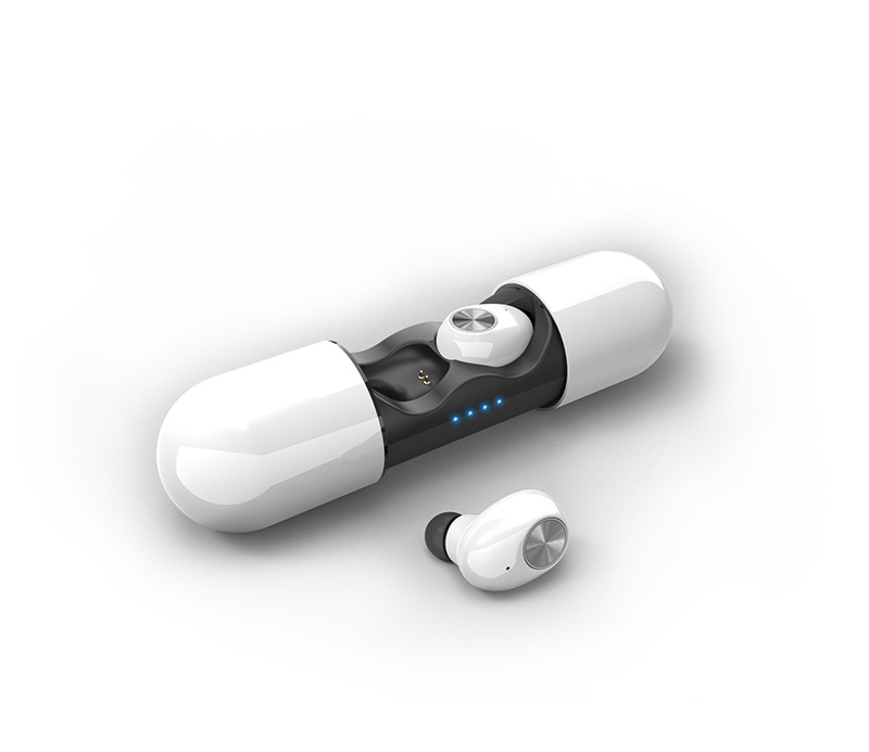 V8 TWS Wireless Earphone with Charging Case Likes Capsule Type