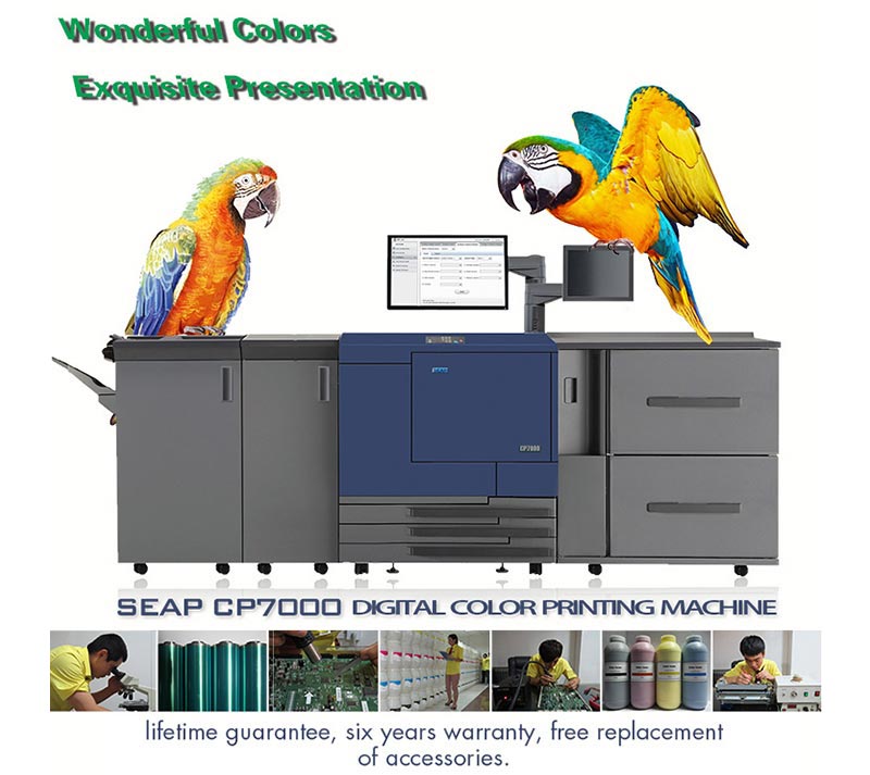 Cmyk Digital Color Printing Machine SEAP CP7000  cmyk digital printer