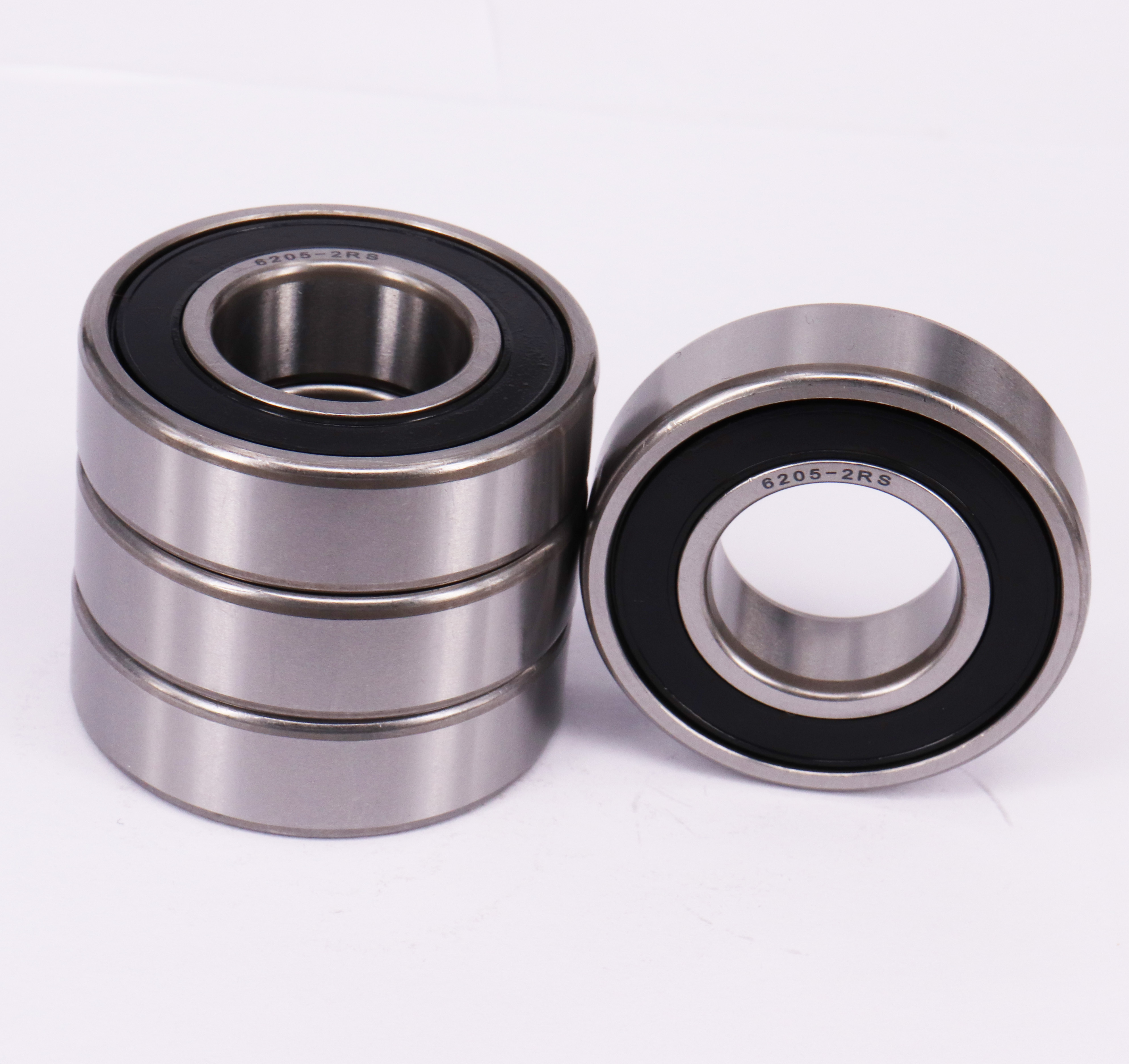 NSK Technology Gcr15 Deep Groove Bearings 6205 ZZ 2RS Ball Bearings For Electrical Machinery