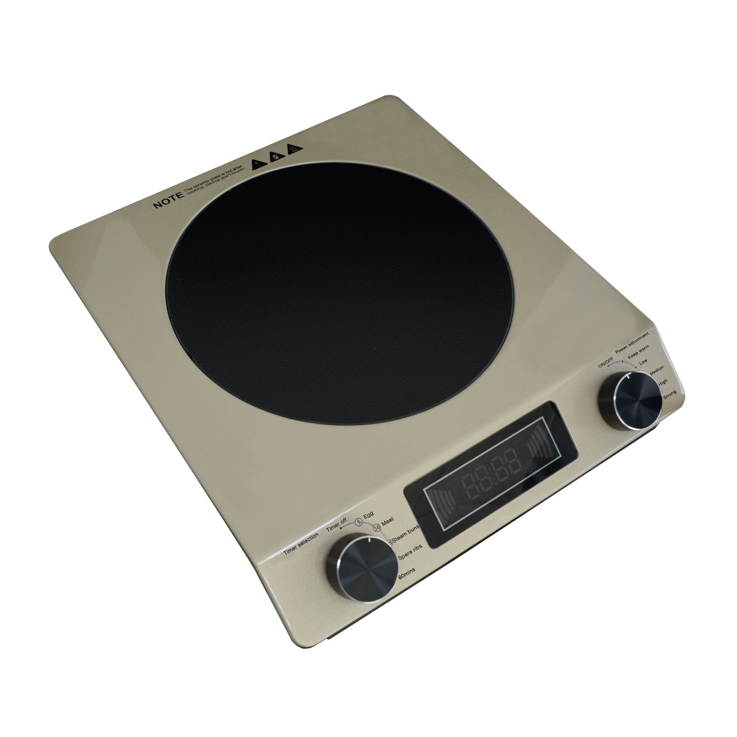 2000W Microcrystal Electric Portable Induction Cooktop