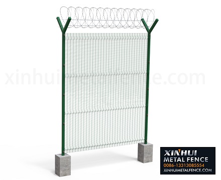 358 High Security Fence with Y post