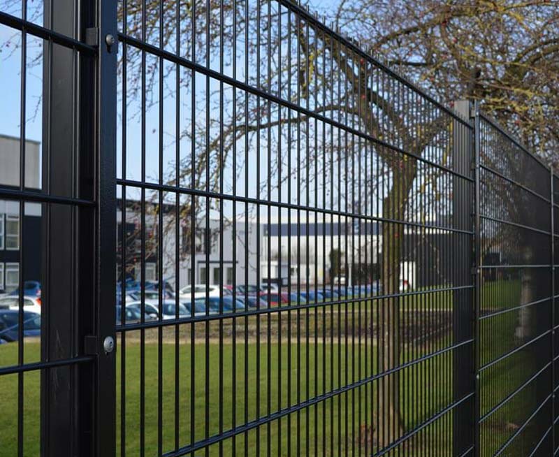 double wire welded fence