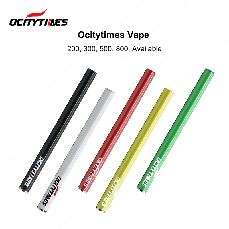 Ocitytimes disposable electronic cigarette with prefilled e juice