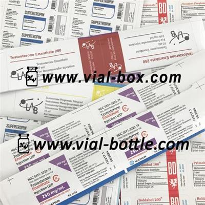 Paper Label For Steroid Vial