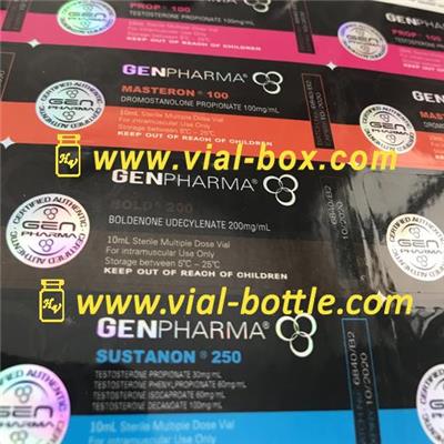 Holographic Label For Injection Vial