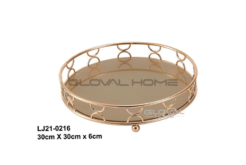 stainless steel metal serving tray wholesale
