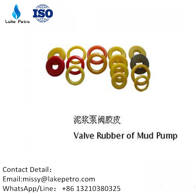 API mud pump spare pars valve rubber for oil drillings 